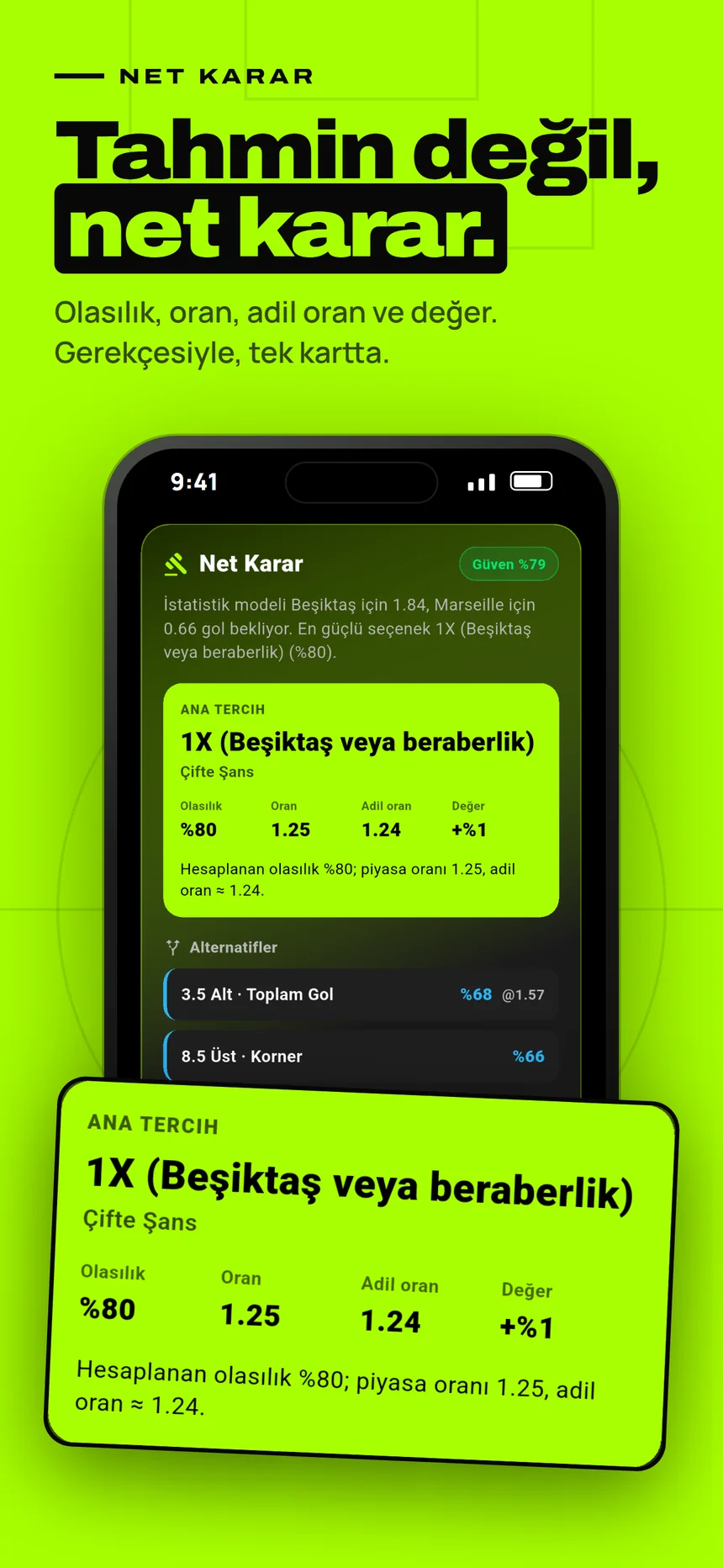 Net Karar: tahmin değil, net karar